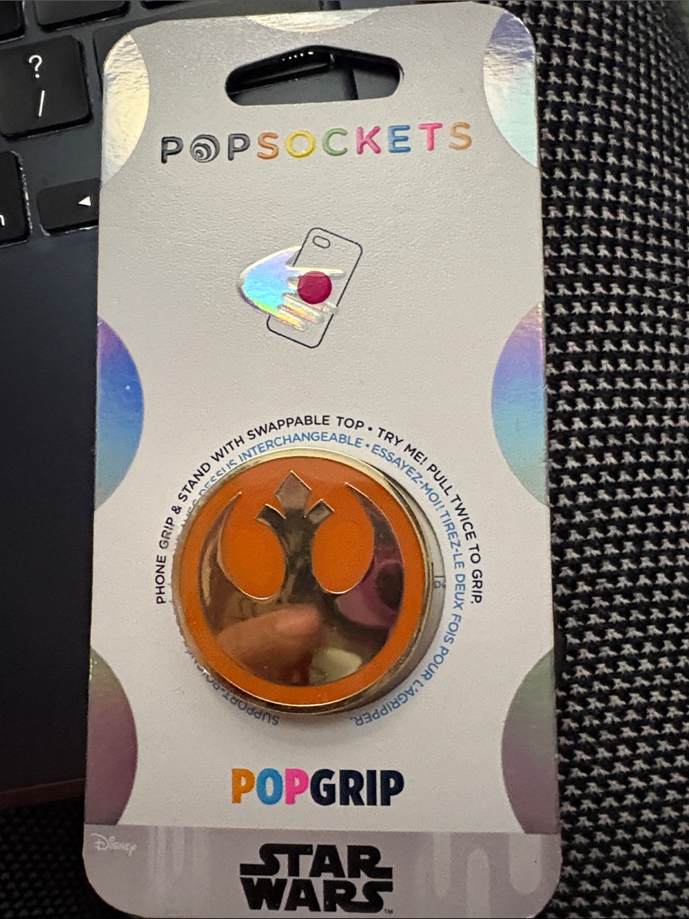 NWT Star Wars Disney Rebel pop socket